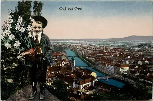 Graz/Steiermark - Graz, Gruss aus Graz -315724