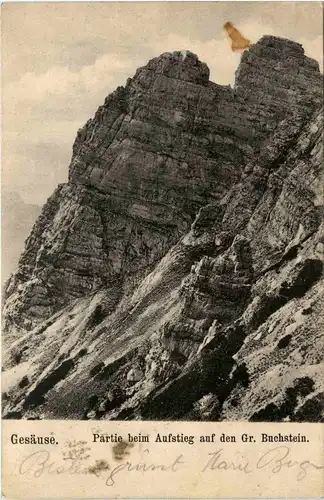 Gesäuse/Steiermark - Gesäuse, Partie bei Aufstieg auf den Gr. Buchstein -315438