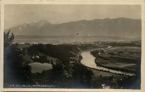 Villach/Kärnten - Villach, mit Mittagskogel -316050