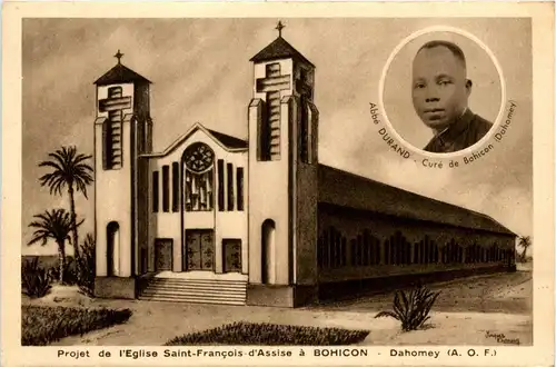 Dahomey - Eglise Saint Francois d Assise a Bohicon -283184