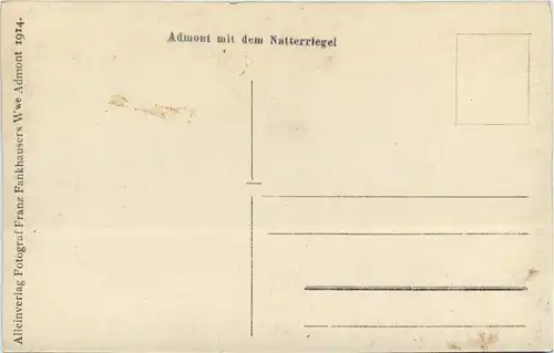 Admont und Gesäuse/Steiermark - Admont: mit dem Natterriegel -316844