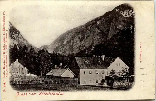 Gesäuse/Steiermark - Gesäuse, Gruss vom Gstatterboden -315834