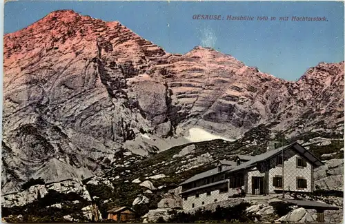 Gesäuse/Steiermark - Gesäuse, Hess-Hütte mit Hochtorstock -315498