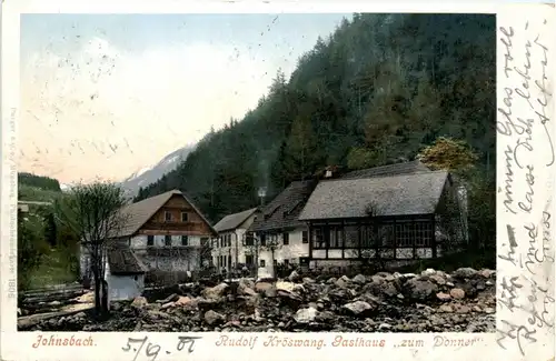 Gesäuse, Johnsbach, Rudolf Kröswang Gasthaus zum Donner -315828