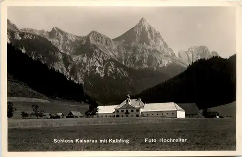 Admont und Gesäuse/Steiermark - Schloss Kaiserau mit Kaibling -316930