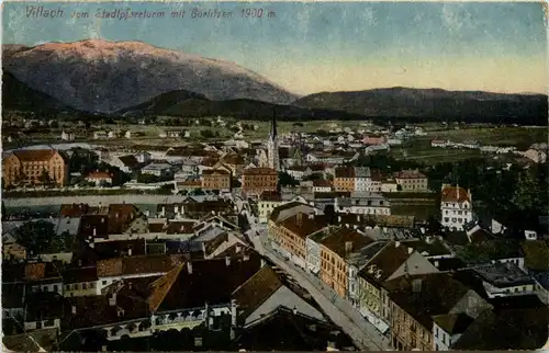 Villach/Kärnten - Villach, vom Stadtpfarrturm mit Görlitzen -316124