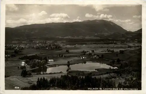 Villach/Kärnten - Villach, St. Leonhardsee mit Villacheralpe -316186