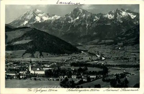 Admont und Gesäuse/Steiermark - Admont: Gr. Pyhrgas und Scheiblingstein -317124
