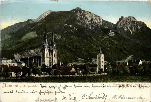 Admont und Gesäuse/Steiermark - Admont mit dem Sparafeld -317190