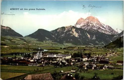 Admont und Gesäuse/Steiermark - Admont mit dem grossen Buchstein -317140