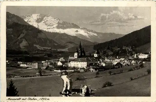 Mariazell/Steiermark - Mariazell, mit Oetscher -316504