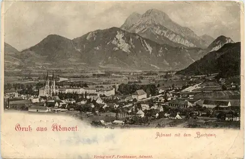 Admont und Gesäuse/Steiermark - Admont mit dem grossen Buchstein -317180