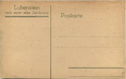 Lobenstein nach einer alten Zeichnung -243034