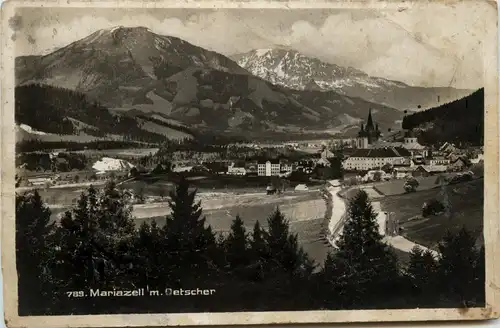 Mariazell/Steiermark - Mariazell, mit Oetscher -316388