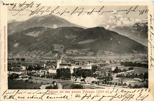 Admont und Gesäuse/Steiermark - Admont mit dem gr. Phyrgass -316604