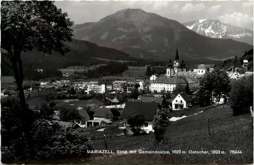 Mariazell/Steiermark - Mariazell, mit Gemeindealpe und Oetscher -316530