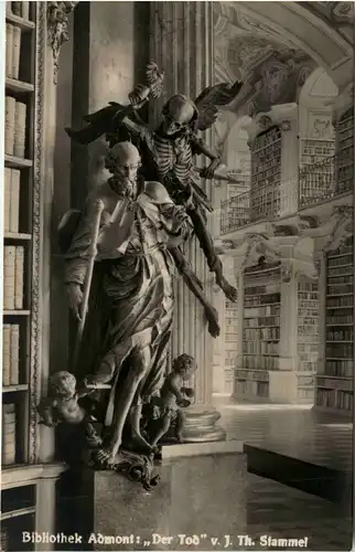 Admont: Bibliothek - Der Tod v.J.Th. Stammel -317320