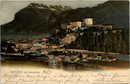 Kufstein/Tirol - Kufstein, mit Kaisergebirge -317360