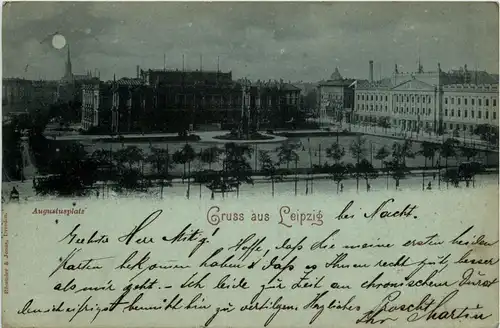 Gruss aus Leipzig - Augustusplatz -243250