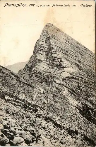 Gesäuse/Steiermark - Gesäuse, Planspitze von der Peternscharte aus -315354