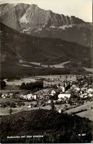 Mariazell/Steiermark - Mariazell, mit dem Oetscher -316522