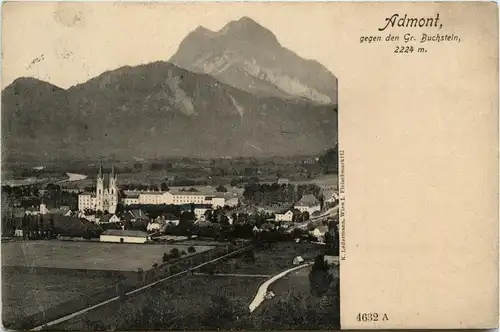 Admont und Gesäuse/Steiermark - Admont : gegen den Gr. Buchstein -316826