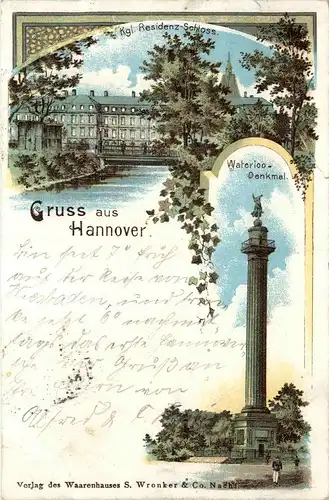 Gruss aus Hannover - Litho -243312