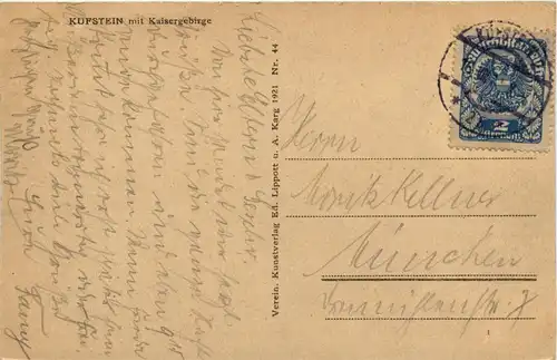 Kufstein/Tirol - Kufstein, mit Kaisergebirge -317460