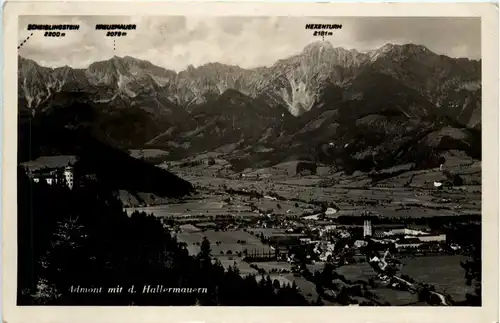 Admont und Gesäuse/Steiermark -Admont mit den Hallermauern -316648