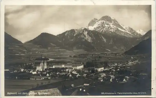 Admont und Gesäuse/Steiermark - Admont : mit dem gr. Buchstein -316582