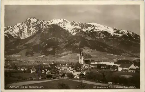 Admont und Gesäuse/Steiermark - Admont mit den Hallermauern -316602