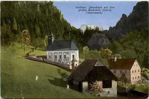 Gesäuse/Steiermark - Gesäuse, Johnsbach mit dem grossen Buchstein -315454