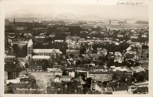 Flygfoto över Lund -243432