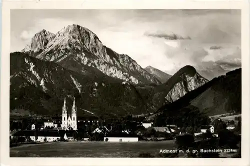 Admont und Gesäuse/Steiermark - Admont - mit dem gr. Buchstein -316988