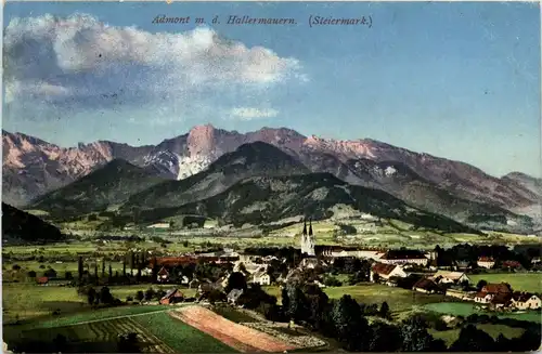 Admont und Gesäuse/Steiermark - Admont mit den Hallermauern -316810