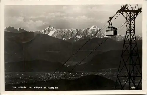 Villach/Kärnten - Villach, Kanzelbahn, mit Mangart -315574