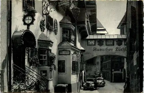 Kufstein/Tirol - Kufstein, Römerhofgasse mit Auracher Löchl -317894