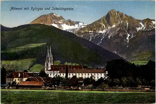 Admont und Gesäuse/Steiermark - Admont: mit Pyhrgas und Scheiblingstein -316886