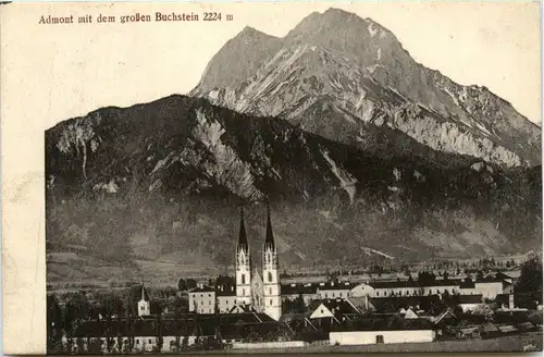 Admont und Gesäuse/Steiermark - Admont mit dem grossen Buchstein -317188
