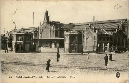 Boulogne sur Mer - La gare Centrale -283596