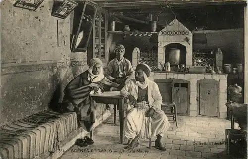 Scenes et Types - Cafe Maure -283650