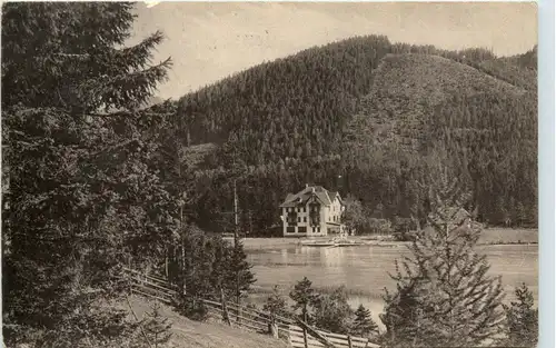 Mariazell/Steiermark - Mariazell, Erlaufsee - Blick auf Hotel Herrenhaus -317932