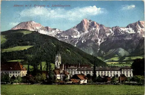 Admont und Gesäuse/Steiermark - Admont: mit dem pyhrgas und Scheiblingstein -317112