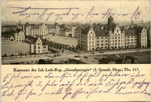 Mainz - Kasernen des Inf Leib Reg - Grossherzogin -243894