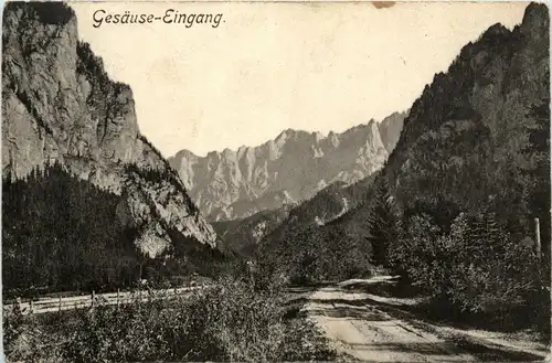 Admont und Gesäuse/Steiermark - Gesäuse. Eingang -317174