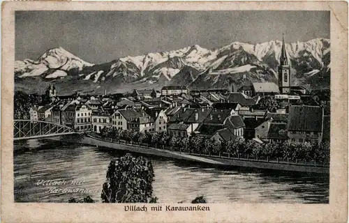 Villach/Kärnten - Villach, mit Karawanken -316040