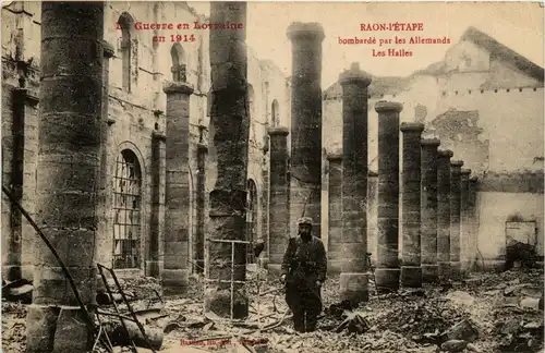 Raon-l Etape - bombarde par les Allemands -283748