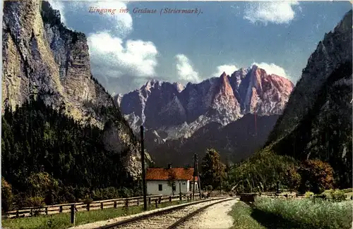 Admont und Gesäuse/Steiermark - Eingang ins Gesäuse -317192