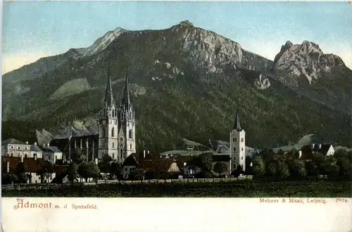 Admont und Gesäuse/Steiermark - Admont mit dem Sparafeld -317066