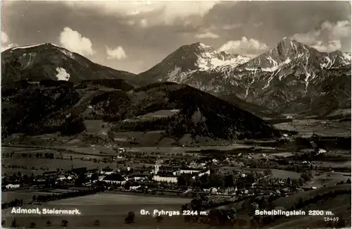 Admont und Gesäuse/Steiermark - Admont: Gr. Pyhrgas und Scheiblingstein -316862